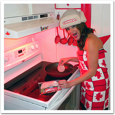 Candy with Canadian Bacon